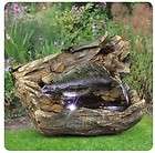 Tabletop Log Fountain with LED  