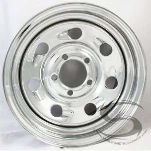  14 x 5.5 in Steel Chrome Tail Gunner Wheel 5 on 4.50 Automotive