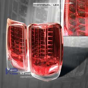  Cadillac Escalade Led Tail Lights Red Clear LED Taillights 