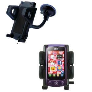  Flexible Car Windshield Holder for the LG Cookie Plus 