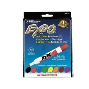  SAN83078 EXPO® MARKER,EXPO,ERASE,8 CLRS