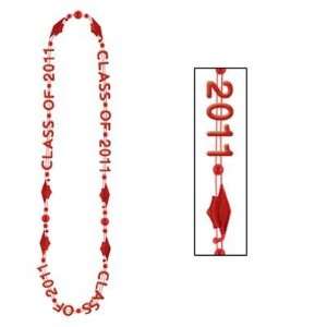  Class of 2011 Beads Red Patio, Lawn & Garden
