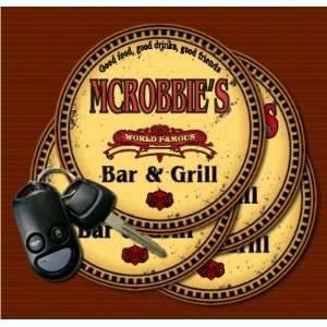 MCROBBIES Family Name Bar & Grill Coasters Kitchen 