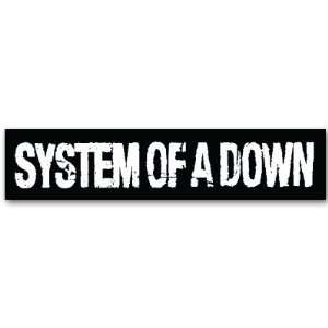  SYSTEM OF A DOWN soad music sticker decal 7 x 2 