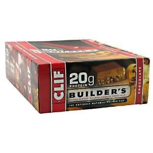 Clif, Builders, Cocoa Dipped Double Decker Crisp Bar, Chocolate, 12 