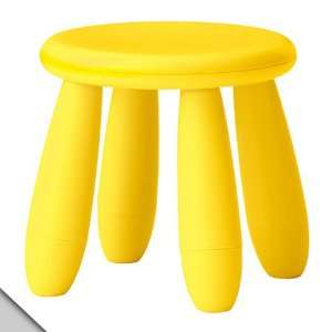   Böna IKEA   MAMMUT Childrens stool, light yellow