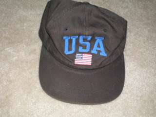 Vintage 1992 polo sport Ralph Lauren hat mens USA flag.awesome hat 