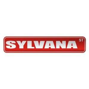   SYLVANA ST  STREET SIGN NAME