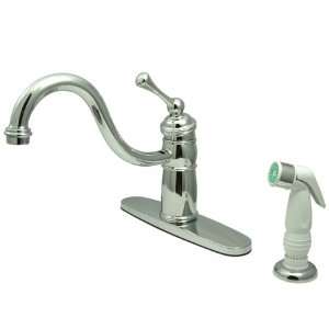   Single Handle Kitchen Faucet with Buckingham Lever