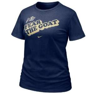  Nike Navy Midshipmen Ladies Navy Blue Local T shirt 