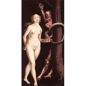   Baldung   32 x 64 inches   Eve The Serpent And Death