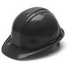 pyramex cap style hard hat ratchet susp black expedited shipping