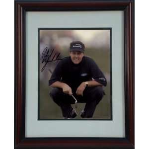  Autographed Mickelson Picture   with  x 14 Inscription 