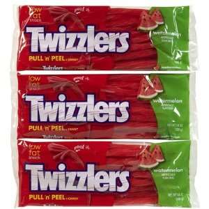  Twizzlers Watermelon Pull N Peel, 14 oz, 3 ct (Quantity of 