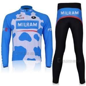  Milam Cycling Jersey long sleeve Set(available Size S,M 