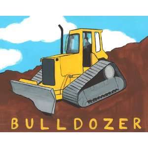  Bulldozer Wall Art