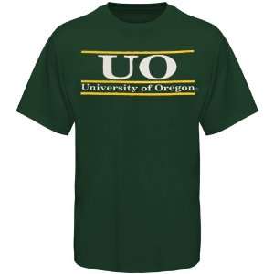  NCAA The Game Oregon Ducks University Bar T Shirt   Green 
