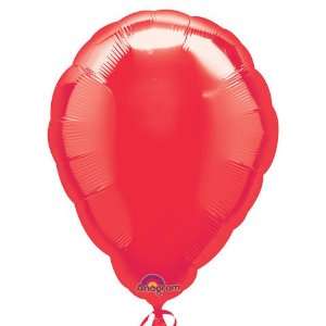  18 Metallic Red Perfect Balloon Toys & Games