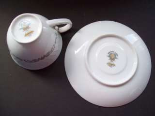 Noritake China Camden 6350 Tea Cup & Saucer Mint Cond.  