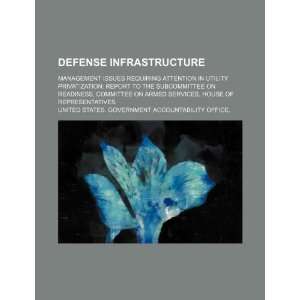 Defense infrastructure management issues requiring attention in 