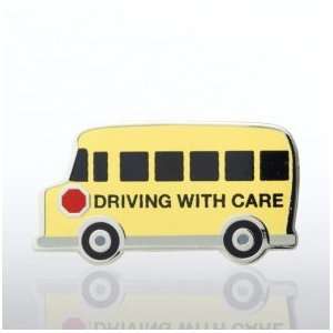  Lapel Pin   School Bus   Driving with Care Office 
