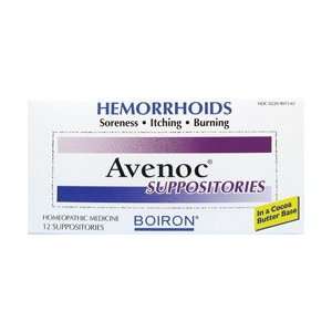  Avenoc Hemorrhoid Suppository   12   Pack Health 