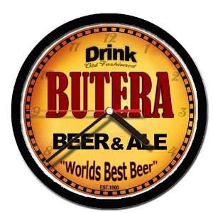  BUTERA beer and ale cerveza wall clock 