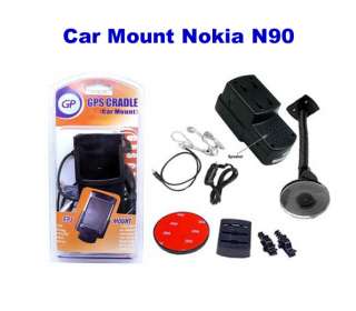 Car Mount Holder + Cradle Charger + Speaker For Nokia N90 Smart Phone 