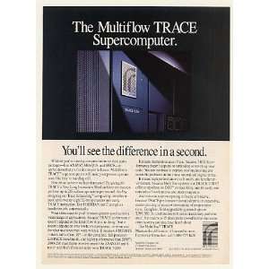  1987 Multiflow TRACE 7/200 Supercomputer Print Ad 