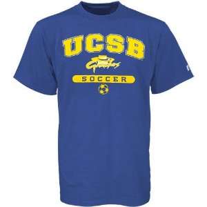   UC Santa Barbara Gauchos Royal Blue Soccer T shirt