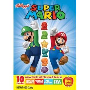 Kelloggs Super Mario Fruit Snacks  Grocery & Gourmet Food