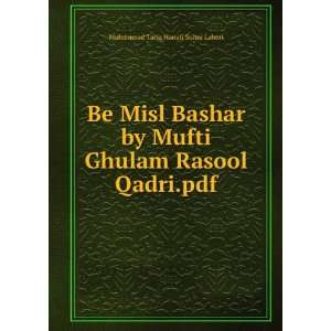   Ghulam Rasool Qadri.pdf Muhammad Tariq Hanafi Sunni Lahori Books