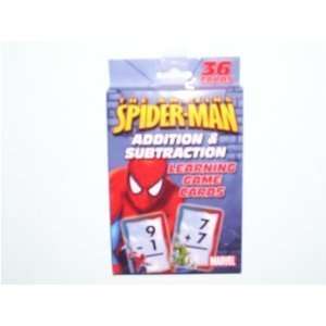  Spiderman Addition & Subtraction Learning Game Cards Toys 