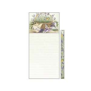     Lavender and Butterfly   Magnetic Pad and Pencil