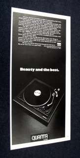 BSR Quanta 500 turntable 1978 print Ad  