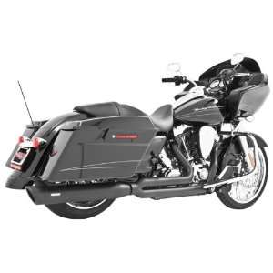 Freedom Performance Union 2 into 1 Black Exhaust for 1995 2011 Harley 