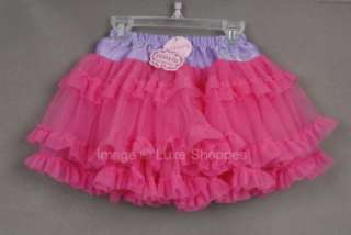 NWT Popatu by Posh Intl Hot Pink Ruffled Tutu Skirt   Size M (4 6 