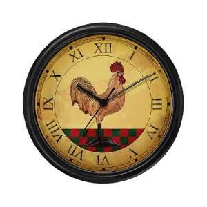  Country Rooster Clock Wall Clock by 