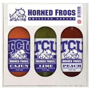  Texas Christian Horned Frogs NCAA Grilling Gift Set (12oz Cajun 