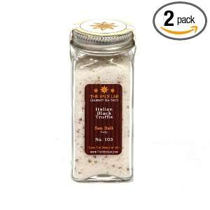 The Spice Lab Italian Black Truffle Sea Salt, Italy (Pack of 2 