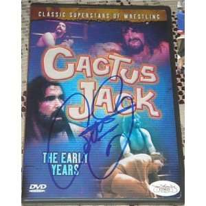  CACTUS JACK Mick Foley Signed DVD The Early Years JSA 