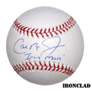  Cal Ripken, Jr. Signed Baseball with Iron Man Insc 