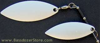 oz Spinnerbait ~ Style T ~ White Shad #2  