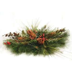 Good Tidings 2284 Centerpiece Deluxe Sugar Pine with Greenery Cones 