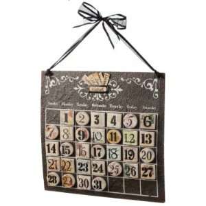  Metal Calendar with Magnets