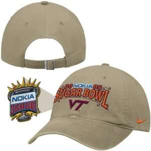   Nike Virginia Tech Hokies 2005 Sugar Bowl Khaki Hat