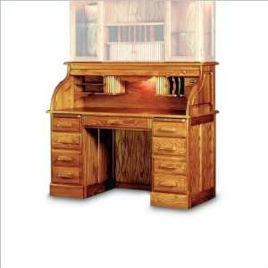  Haugen Home Double Pedestal Roll Top Desk with Seven 