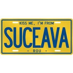  NEW  KISS ME , I AM FROM SUCEAVA  ROMANIA LICENSE PLATE 