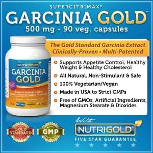  #1 Garcinia Cambogia Extract   Garcinia GOLD   500 mg, 90 