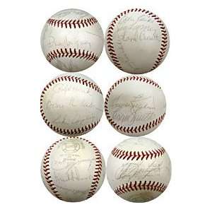 Old Timers Autographed / Signed Baseball (13 Signatures)